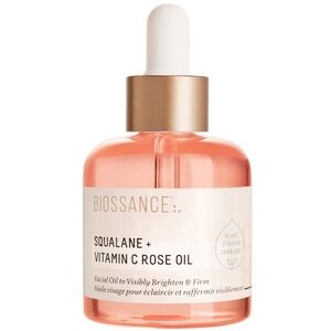 New Biossance Squalane + Vitamin C Rose Firming Oil